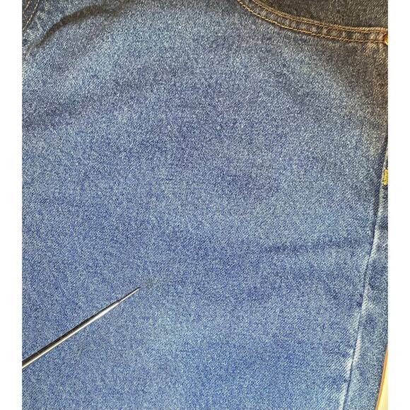 Carhartt Men's Relaxed Fit Blue Denim Jeans B17 DST Sz 44 x 34 Workwear Casual - Picture 10 of 11